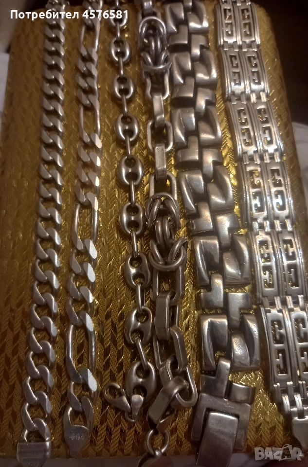 мъжки бижута сребро 925, снимка 1