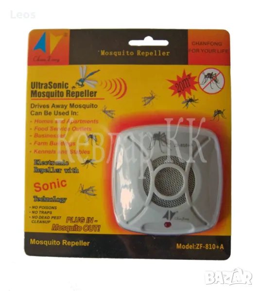 Mosquito Repeller, ZF-810+А - ултразвуков уред против комари, снимка 1