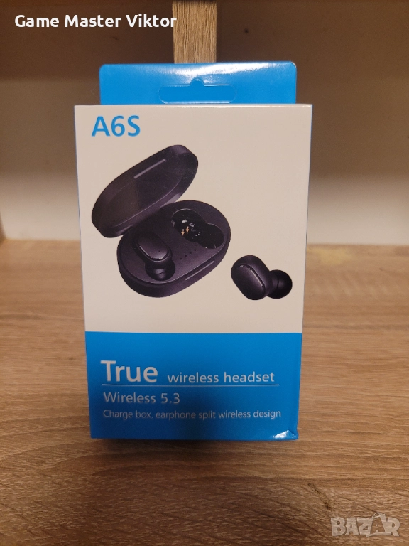 Безжични слушалки True A6s, снимка 1