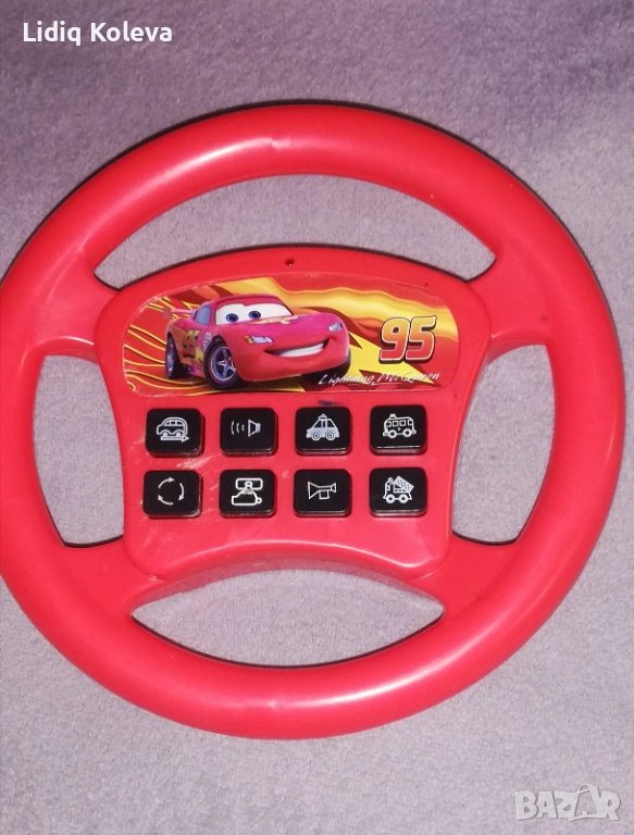 Волан за кола в червено, играчка за малко дете, снимка 1