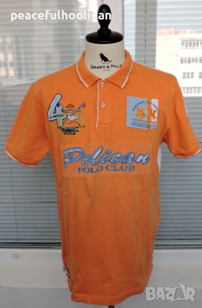 La Martina Argentina Polo Club  - уникална мъжка тениска   с яка  размер L , снимка 1