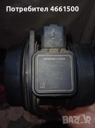  Дебитомер сиеменс за Пежо 407 2000 HDi 136к.с 2004г , снимка 1