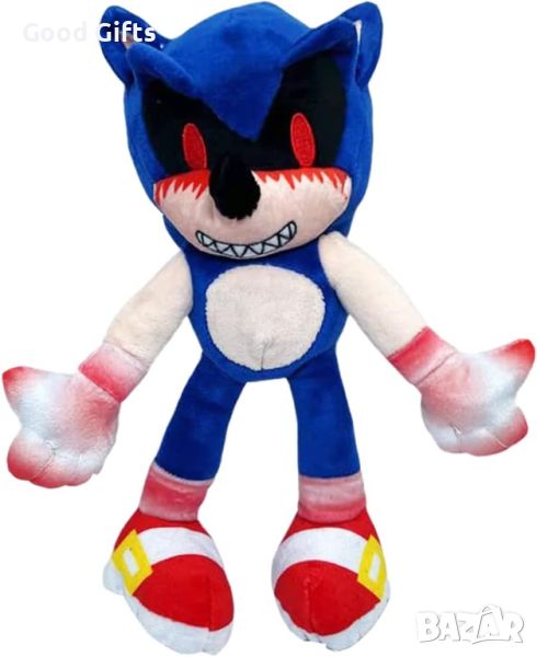 Плюшена играчка Соник, Син, Sonic, 30cm, снимка 1