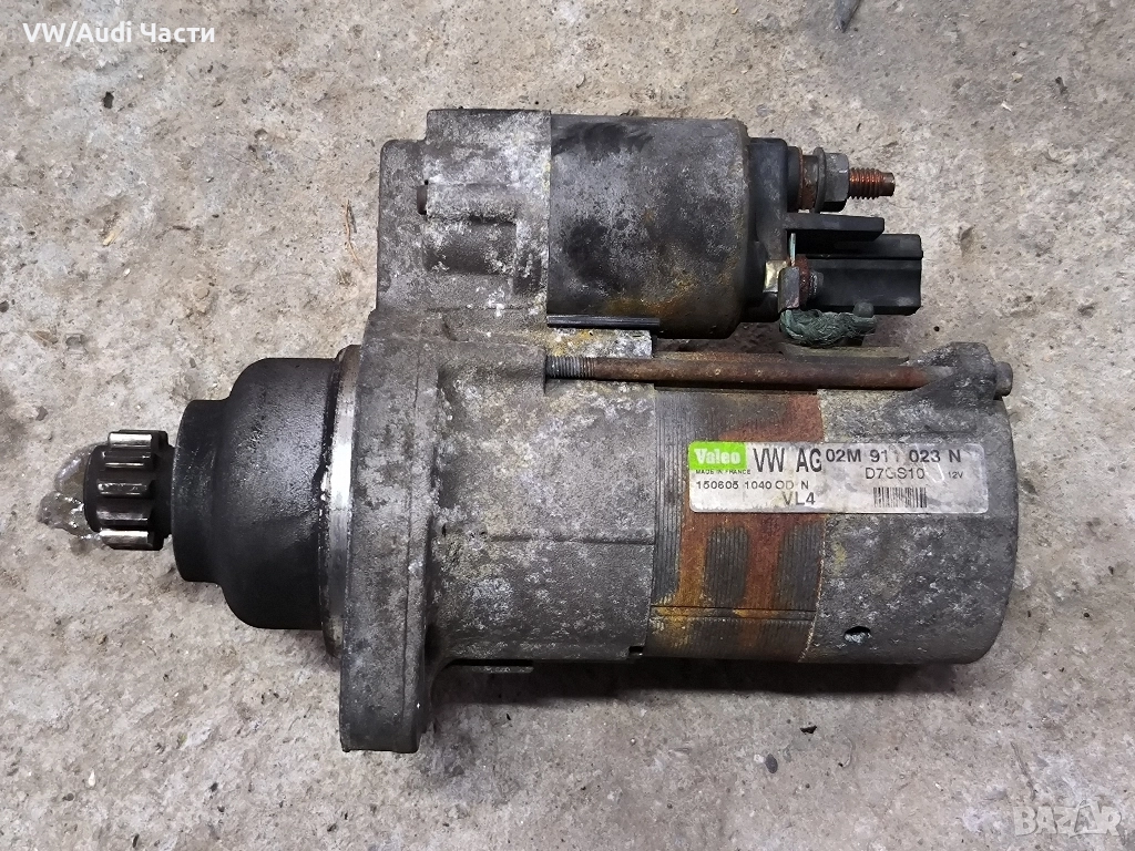 Стартер за Голф 5 Ауди А3 Пасат Туран VW Golf 5 Audi A3 8P Passat Touran Jetta 2.0TDI 02M911023N, снимка 1