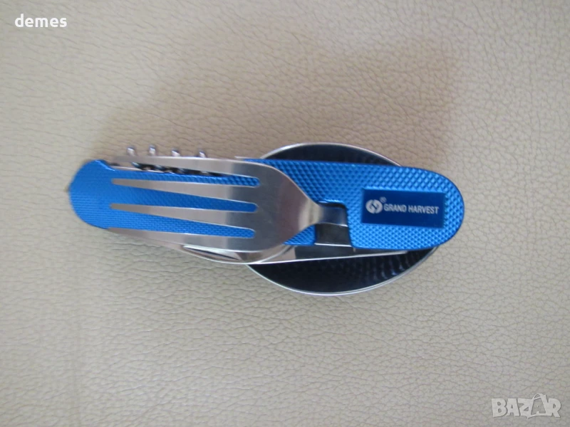 Туристически комплект вилица, лъжица.... , ново, Русия, снимка 1