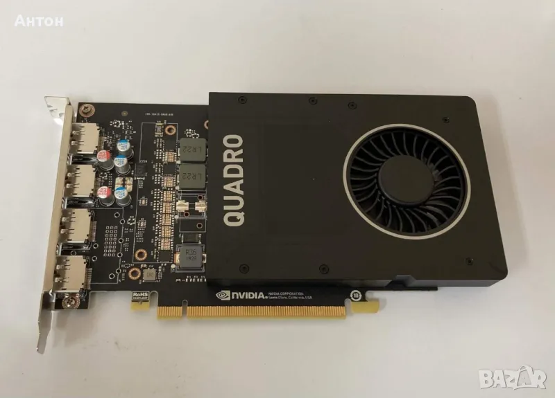 Видеокарта NVIDIA Quadro P2000 5GB DDR5 160-bit, снимка 1