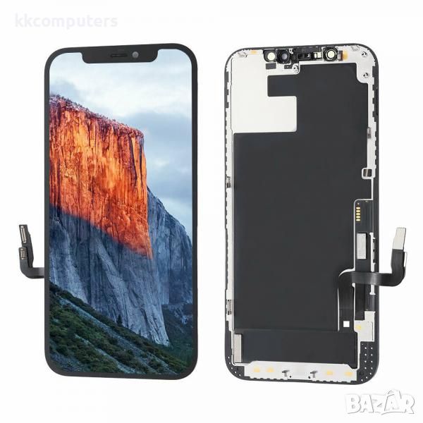 HQ OLED Съвместим LCD Дисплей за iPhone 12 Pro Max 6.7 + Тъч скрийн / Черен / Баркод : 483130, снимка 1