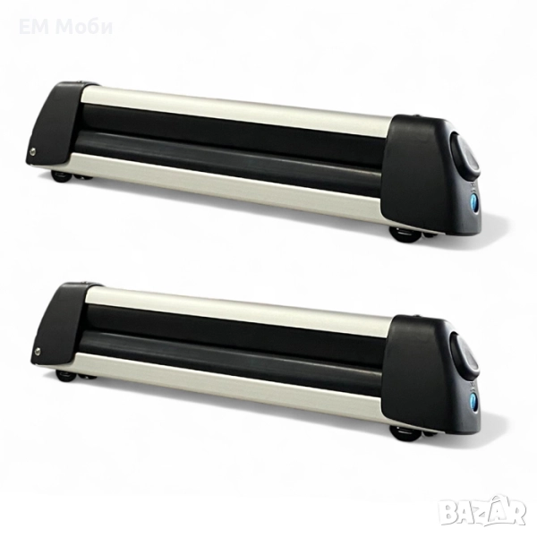 Багажник стойка за Ски и Сноуборд за напречни греди със Заключване, снимка 1