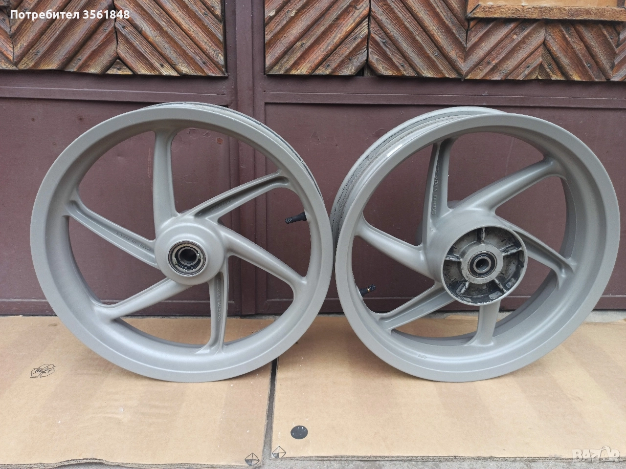 Джанти Grimeca от Cagiva mito 17MT x 4.00 и 17MT x 3.00 в много добро състояние., снимка 1