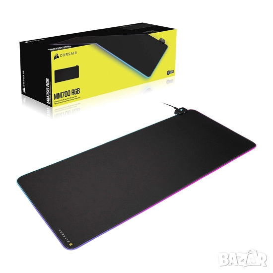 Подложка за мишка Corsair MM700 RGB, Extended-XL, Black, снимка 1
