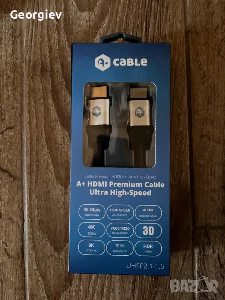 HDMI Premium Cable Ultra High-Speed, снимка 1