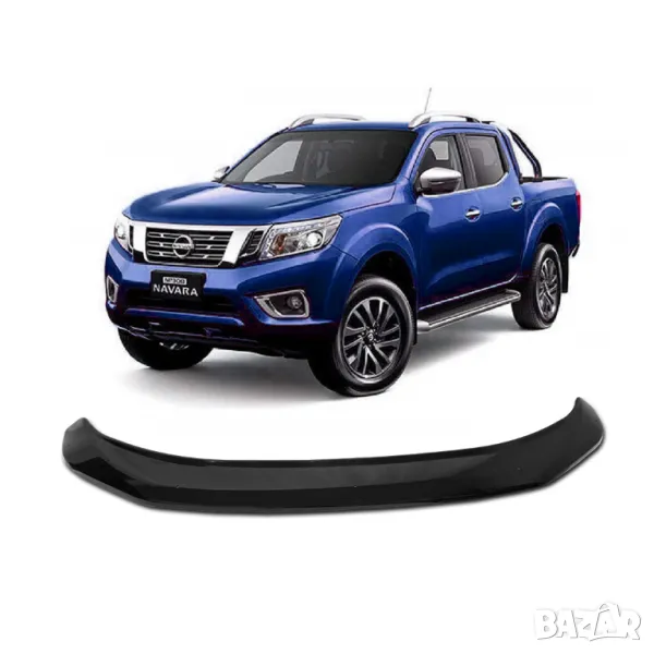 Дефлектор ЗА НИСАН НАВАРА Nissan Navara преден спойлер 2014+ , снимка 1