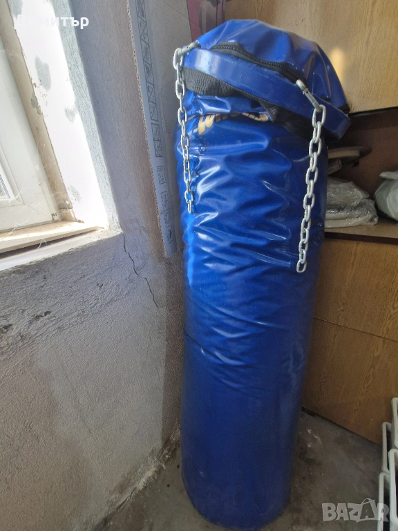 Професионална боксова круша EONSport - 140×40 см. 40 кг ПЪЛНА, снимка 1