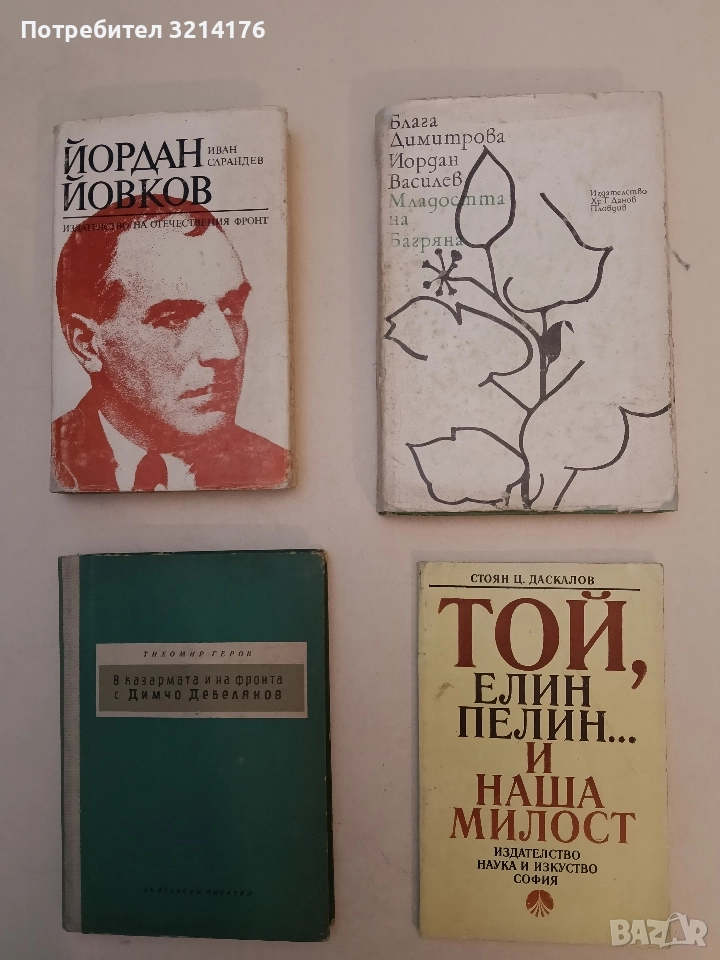 Младостта на Багряна - Блага Димитрова, Йордан Василев, снимка 1