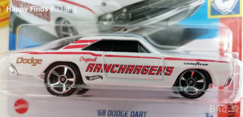 💕🧸Hot Wheels 24  `68 Dodge Dart Muscle Mania, снимка 1