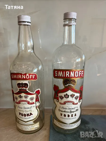 Стъклена бутилка Смирнофф Smirnoff, 3л, снимка 1