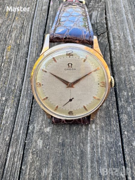 Много рядък часовник 38мм. Omega Cal.266 Злато 18k от 1952г., снимка 1