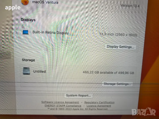 СТО 13" Core i5 3.1 MacBook Pro A1706 Touch/Mid-2017/-8GB/512GB, снимка 10 - Лаптопи за работа - 47231859