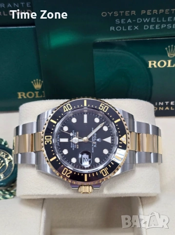 Rolex Sea-Dweller 43mm Two-Tone Yellow Gold Ceramic Automatic Различни Варианти, снимка 5 - Мъжки - 54072932