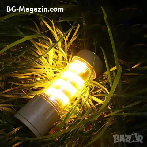 Мощна акумулаторна къмпинг LED лампа преносимо осветление лед фенер риболов туризъм палатка аварии, снимка 6 - Къмпинг осветление - 51178755