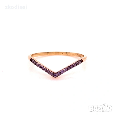 Златен дамски пръстен 0,94гр. 14кр. проба:585 размер:55 модел:36931-1