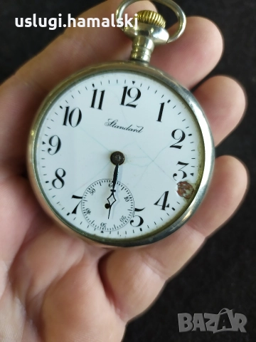 Стар джобен часовник/работещ, снимка 5 - Антикварни и старинни предмети - 52813508