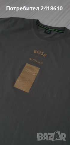 Hugo Boss X Anthony Joshua AJBXNG Cotton Mens Size 50/ L НОВО! ОРИГИНАЛНА Мъжка Тениска!, снимка 9 - Тениски - 46191011