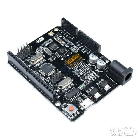 UNO R3 / 32MB памет USB-TTL CH340G ATmega328P ESP8266 WiFi, снимка 3 - Друга електроника - 46803455