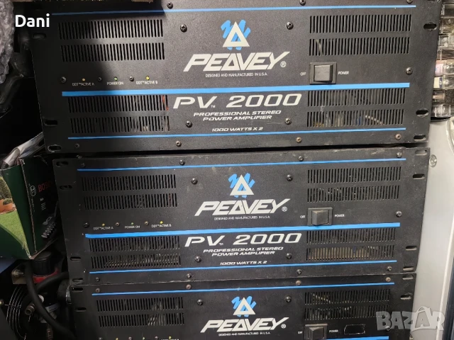 Професионален стерео усилвател Peavey PV2000 - 2000вата