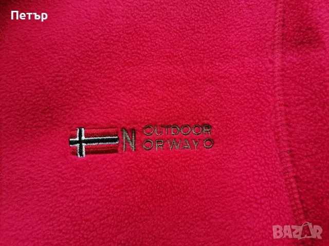 Продавам чисто нови качествени червени дебели полари Outdoor Norway , снимка 2 - Суичъри - 49856888