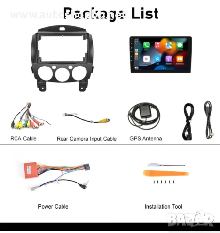 Android Навигация за MAZDA 2 2007-2014, снимка 2 - Аксесоари и консумативи - 50942431