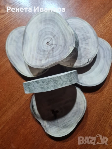 Сухи, изшкурени орехови шайби , снимка 3 - Декорация за дома - 53574091