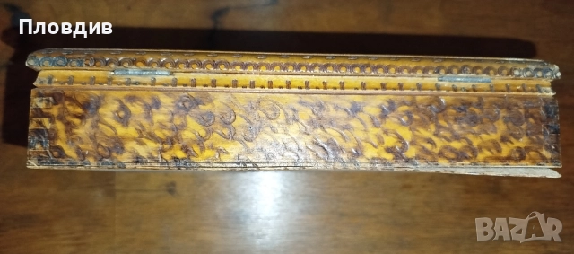 Стара дървена кутия , снимка 7 - Антикварни и старинни предмети - 52290018