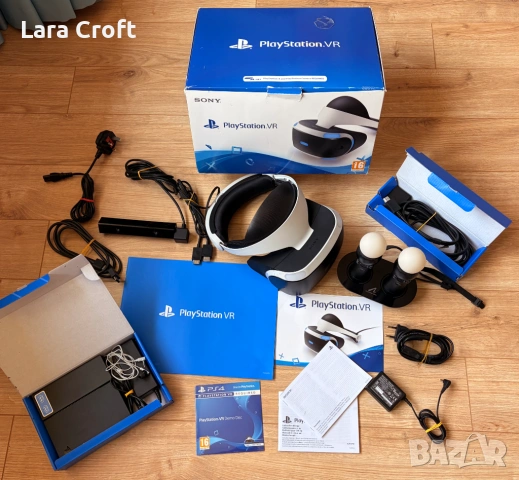 PS 4 VR комплект + камера + 2 Move контролера + игра 