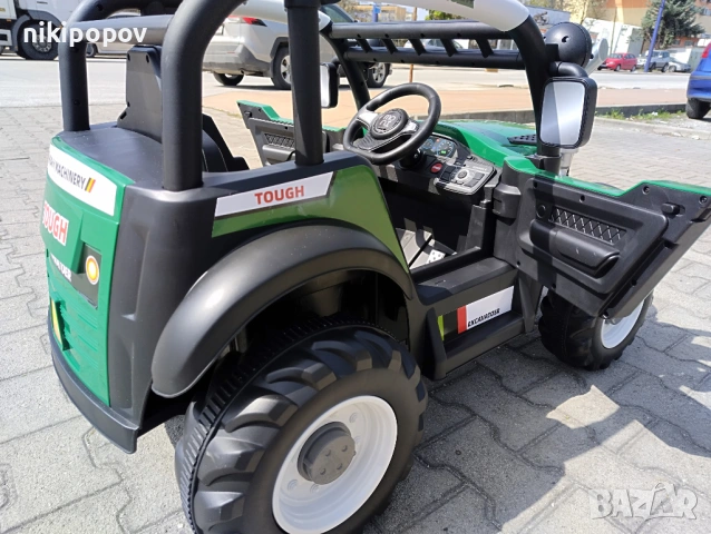 TEXAS акумулаторен трактор HARVEST зелен, снимка 7 - Други - 53849400
