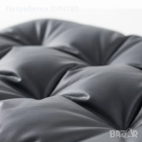 Комфортен люлеещ се стол с дебела възглавница – идеален за релакс у дома и навън, снимка 2 - Столове - 54049131