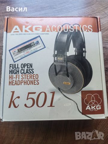Слушалки akg k501 , снимка 1 - Слушалки и портативни колонки - 46387072