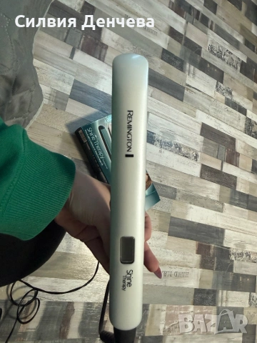 Преса за коса Remington Shine Therapy S8500, 230 градуса, LCD, Бяла, снимка 5 - Друга електроника - 53487936