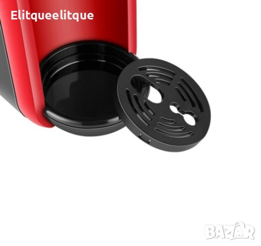 Кафемашина 8в1  "Поддържа всички капусли" Voltz 19 бара/ 1650W, черно с червено, 2 ГОДИНИ ГАРАНЦИЯ, снимка 5 - Кафемашини - 52346739