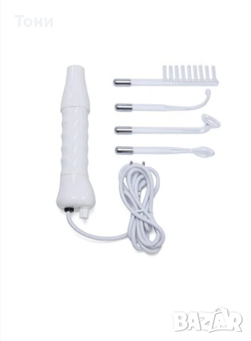 Нов Професионален Дарсонвал за Кожа с Антибактериално Действие, 4 Приставки , снимка 3 - Масажори - 53514764