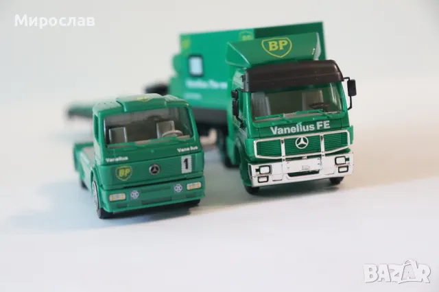 HERPA / WIKING 1:87 H0 MERCEDES BENZ КАМИОН TIR МОДЕЛ, снимка 8 - Колекции - 50164424