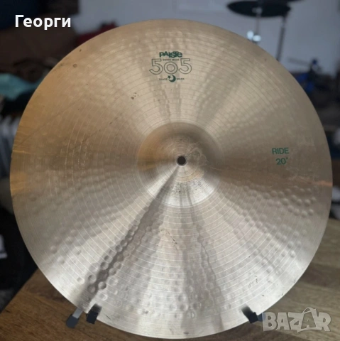 Чинели Paiste 505 Crash 16", HiHat 14", Ride 20", снимка 9 - Ударни инструменти - 53269409