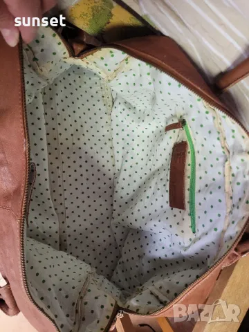 естествена кожа големи пътни чанти, сак, снимка 15 - Сакове - 50347506