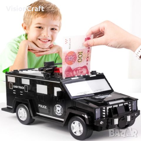 Детски сейф брониран Полицейски автомобил, снимка 7 - Коли, камиони, мотори, писти - 45197926