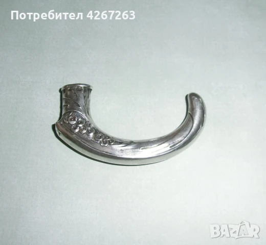 Старинна сребърна дръжка за чадър Art Nouveau / Jugendstil / Liberty, снимка 11 - Антикварни и старинни предмети - 50520768