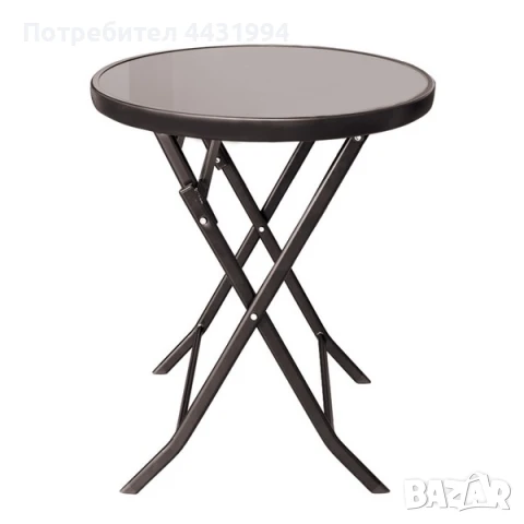 Маса сгъваема стъкло Muhler 60х74см