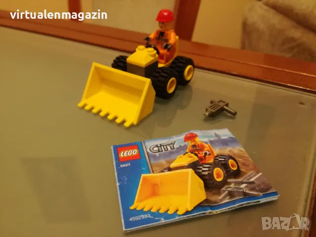 Конструктор Лего - модел LEGO City - 5627 - Mini Bulldozer polybag, снимка 1 - Конструктори - 47917483