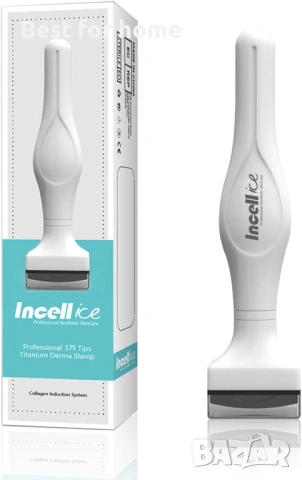 INCELLICE Derma Stamp Derma Stamp 1.5 мм 175 титаниеви игли за коса и брада