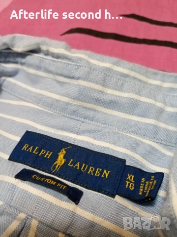 Ralph Lauren Мъжка риза XL, снимка 4 - Ризи - 54077191