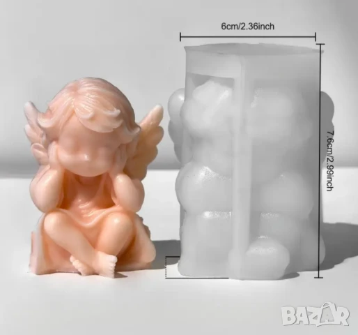 Молд ангел два вида (7/8), снимка 3 - Форми - 51291163
